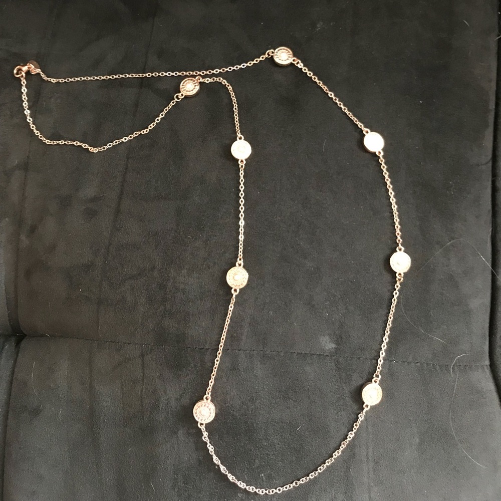 Rose gold necklace